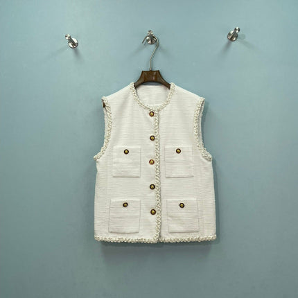 CHANEL 26S TWEED VEST 1562