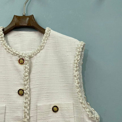 CHANEL 26S TWEED VEST 1562