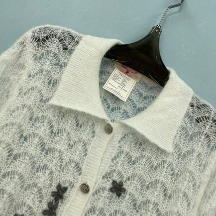 CHANEL 26S OPENWORK KNIT CARDIGAN 1599