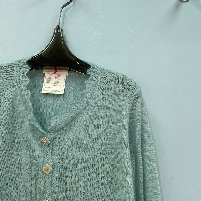 CHANEL 26S V-NECK KNIT CARDIGAN 1603