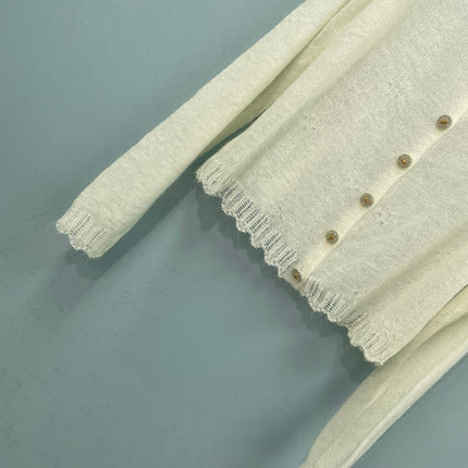 CHANEL 26S V-NECK KNIT CARDIGAN 1602
