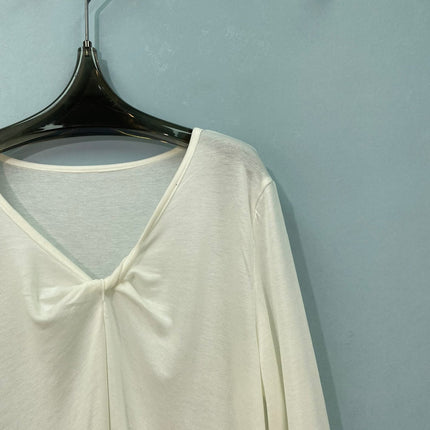 CHANEL 26S V-NECK LONG SLEEVE TOP 1529