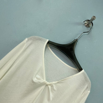 CHANEL 26S V-NECK LONG SLEEVE TOP 1529