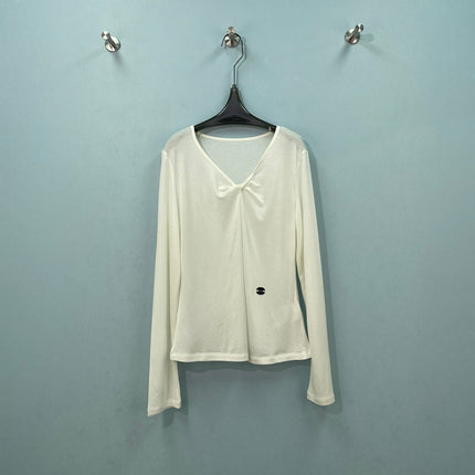 CHANEL 26S V-NECK LONG SLEEVE TOP 1529
