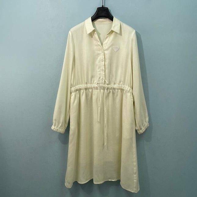 PRADA 26S LONG-SLEEVE SHIRT DRESS 1088