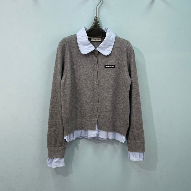 MIUMIU 26S KNIT CARDIGAN 1577