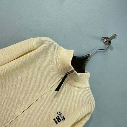 CELINE 26S ZIP-UP KNIT CARDIGAN 661