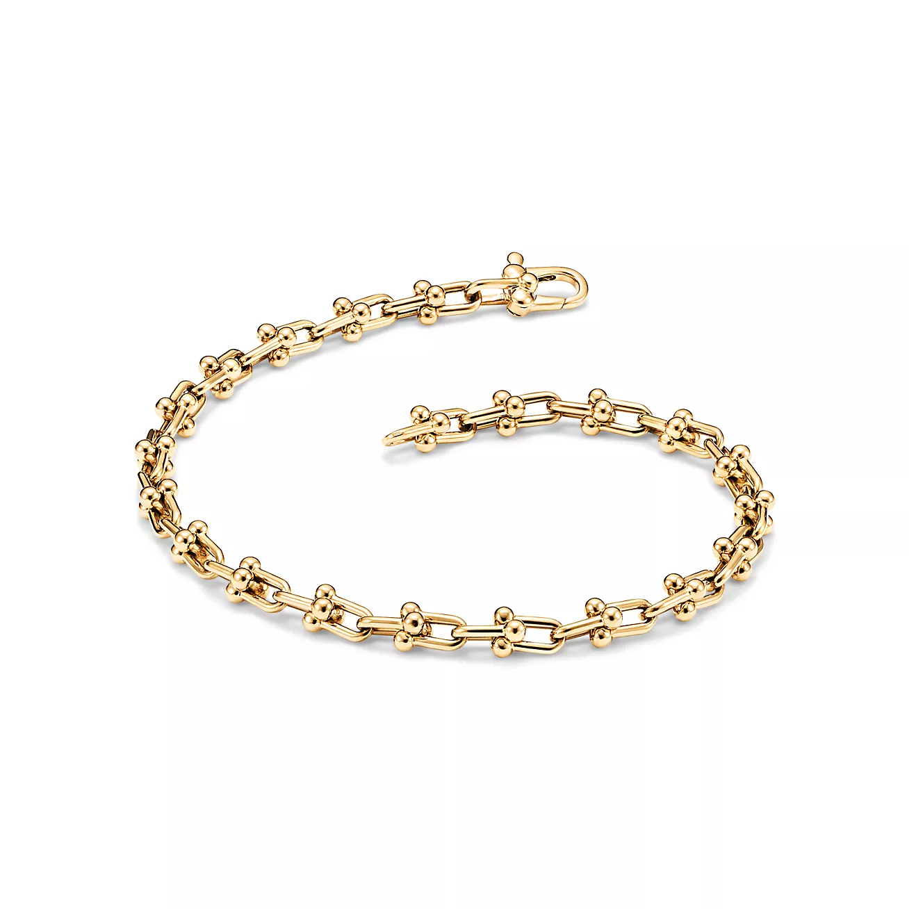 HARDWARE MICRO LINK 44 MOTIF GOLD BRACELET
