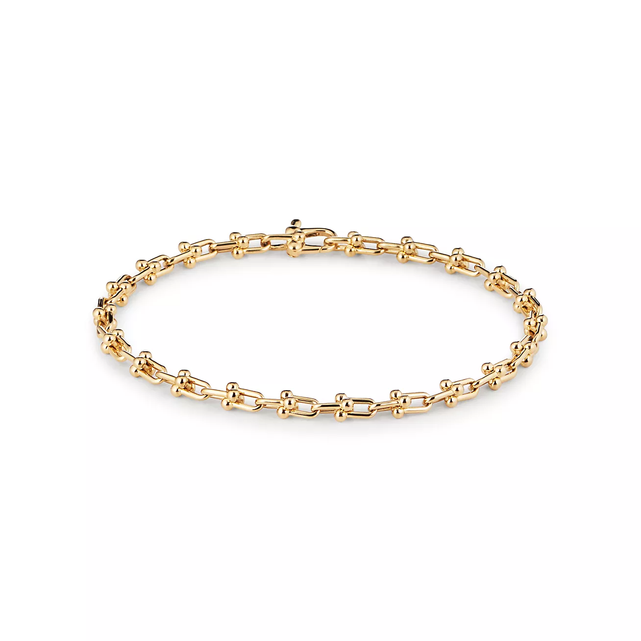 HARDWARE MICRO LINK 44 MOTIF GOLD BRACELET