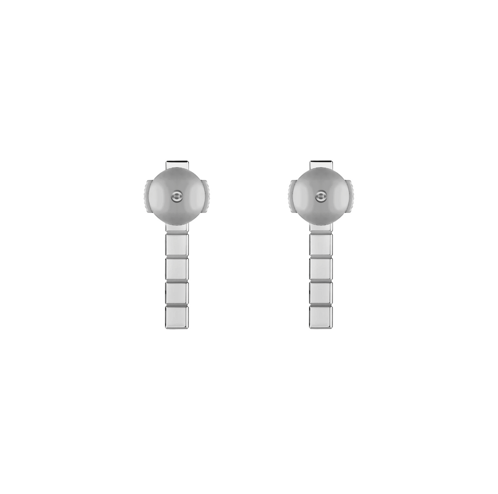 ICE CUBE SILVER EARRINGS