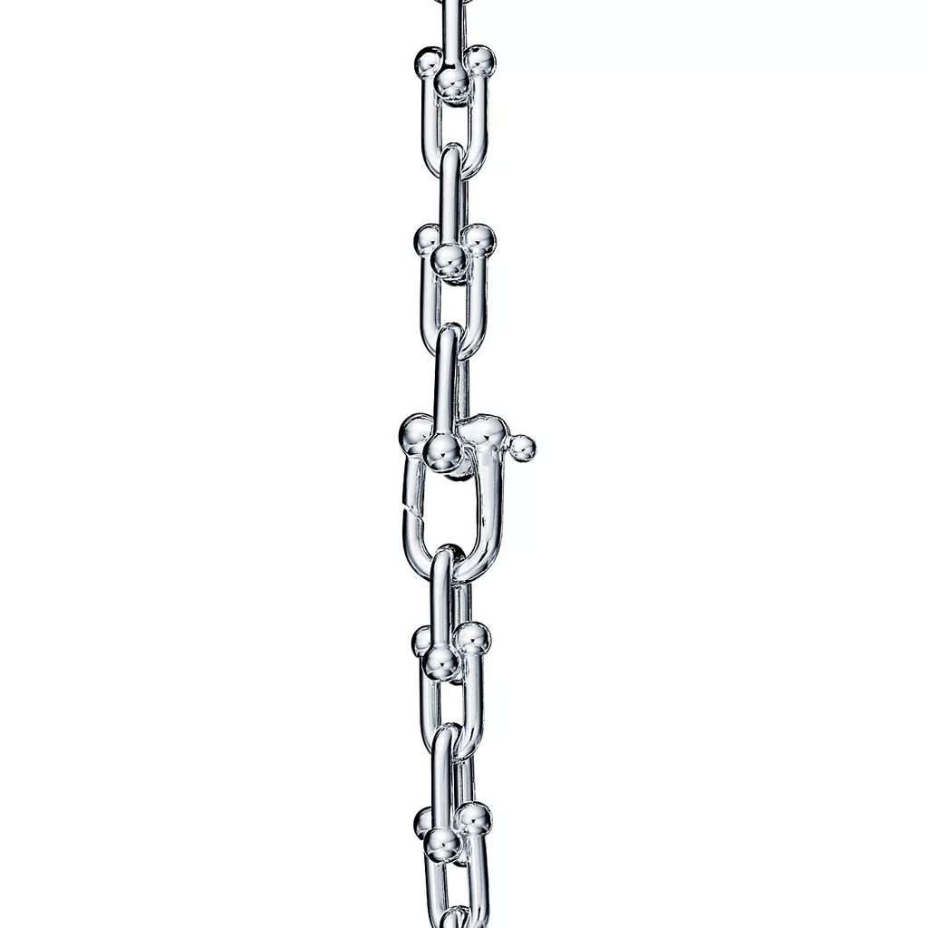 HARDWARE SMALL LINK 26 MOTIF SILVER BRACELET