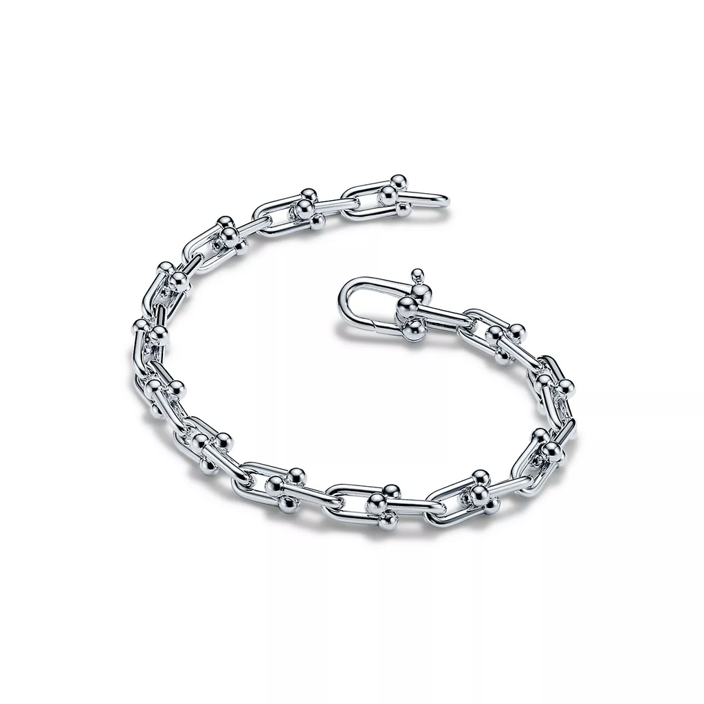 HARDWARE SMALL LINK 26 MOTIF SILVER BRACELET