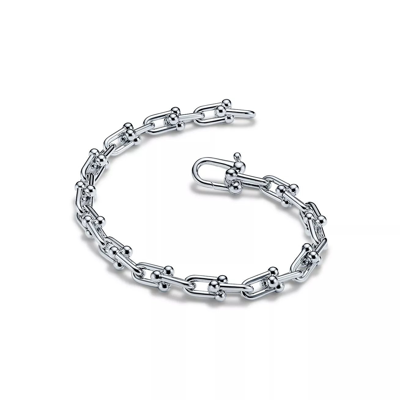 HARDWARE SMALL LINK 26 MOTIF SILVER BRACELET