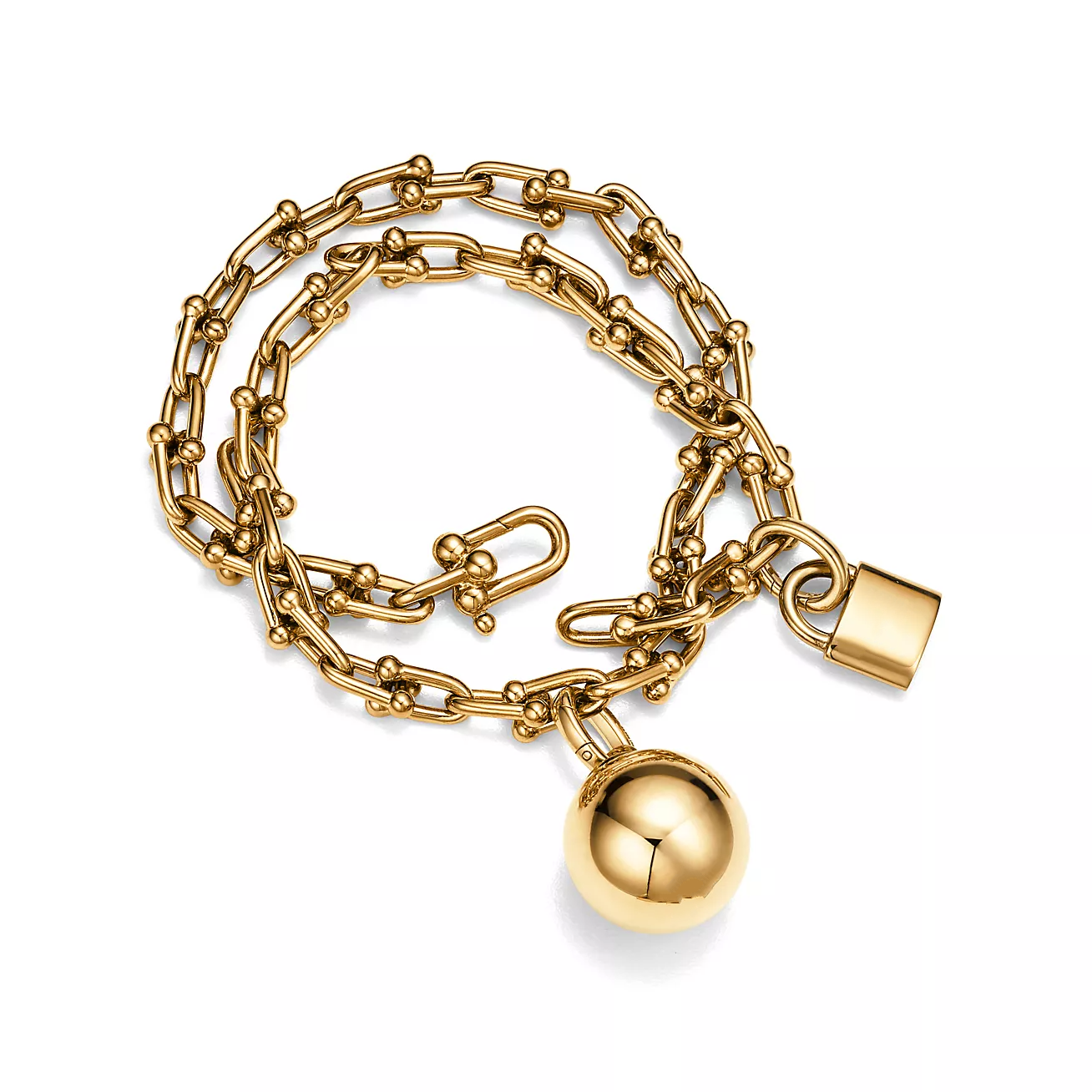 HARDWARE SMALL WRAP GOLD BRACELET