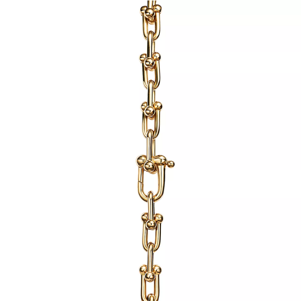HARDWARE SMALL LINK 26 MOTIF GOLD BRACELET