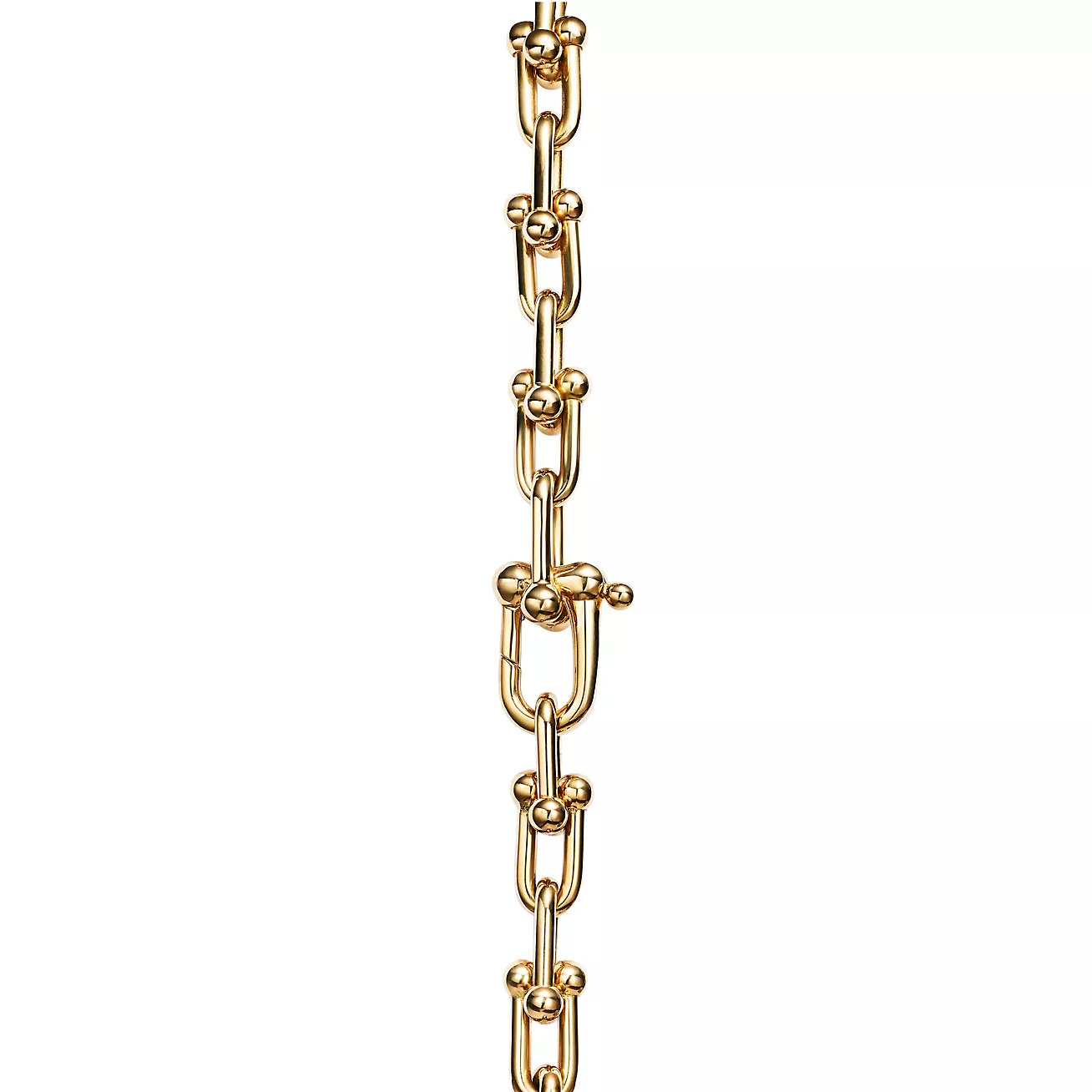 HARDWARE SMALL LINK 26 MOTIF GOLD BRACELET