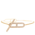 HM 18K ROSE GOLD DIAMOND PM EVER CHAINE D'ANCRE BRACELET ST