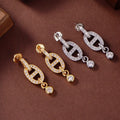 HM CHAINE DIAMOND EARRINGS