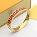 FF LOGO RED BRACELET