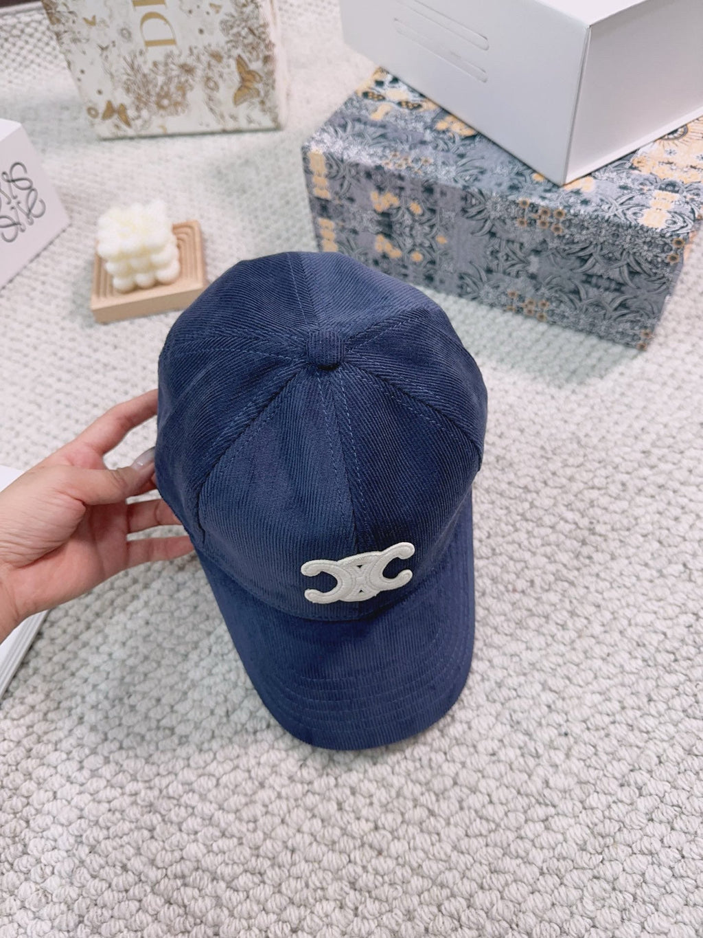 CELIN Cap Blue Velvet
