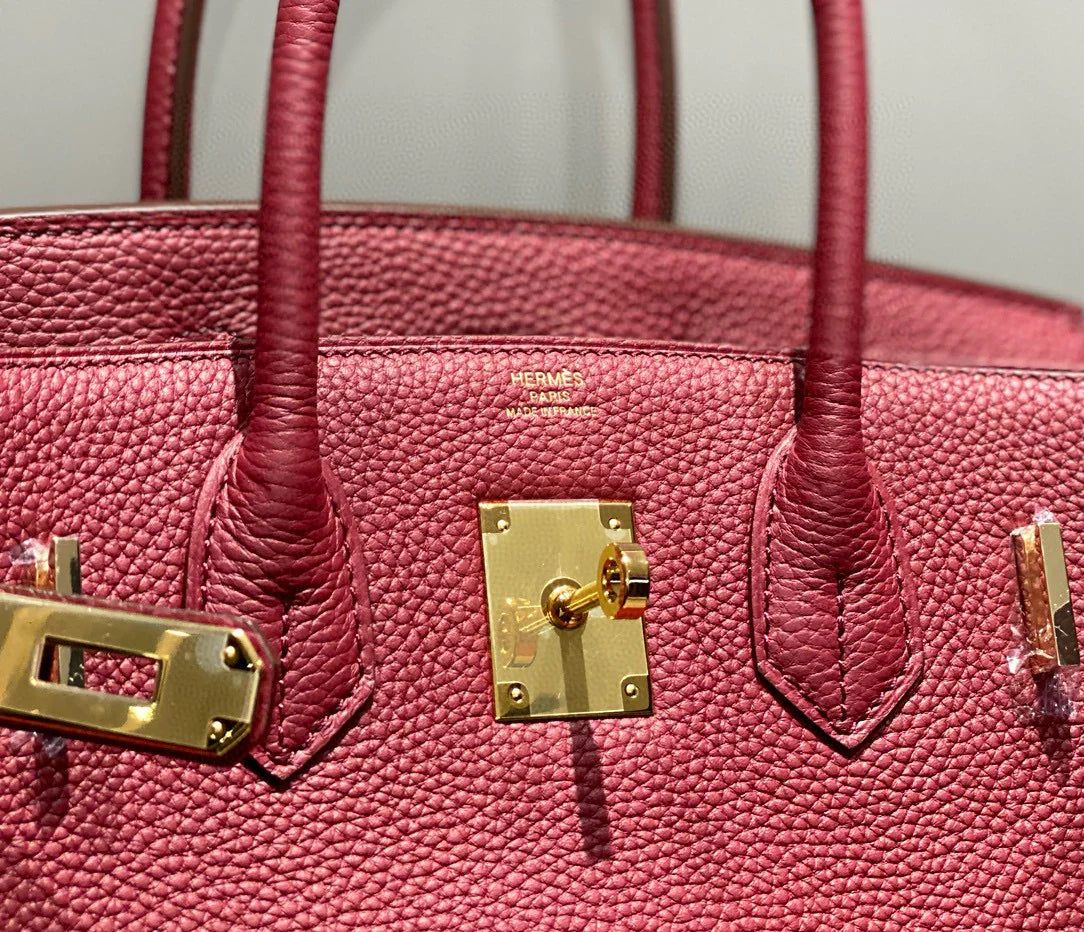 HM BIRKIN 35CM BURGUNDY CALFSKIN GOLD HARDWARE
