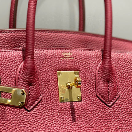 HM BIRKIN 35CM BURGUNDY CALFSKIN GOLD HARDWARE
