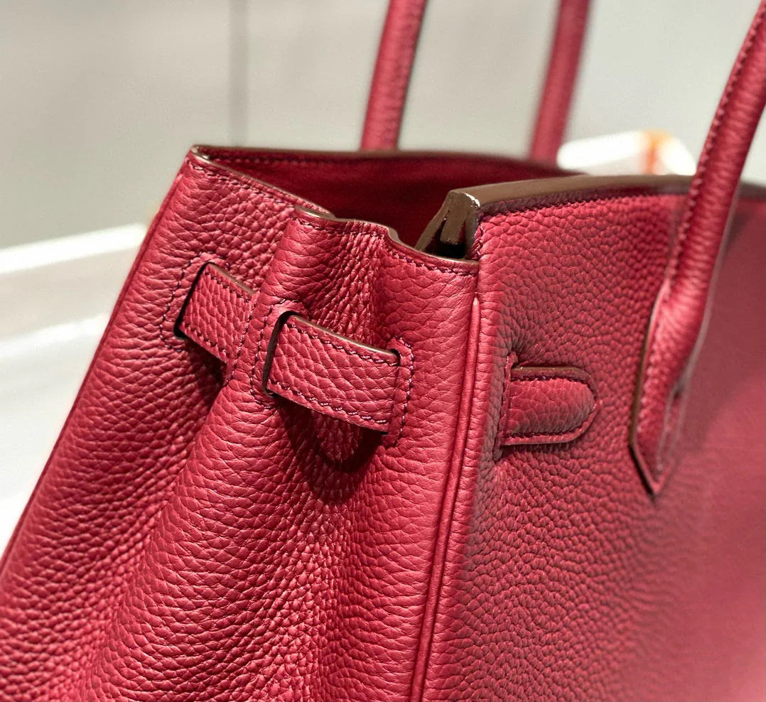 HM BIRKIN 35CM BURGUNDY CALFSKIN GOLD HARDWARE
