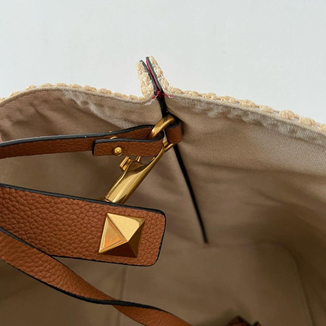STRAW SUMMER TOTE 35 IN RAFFIA
