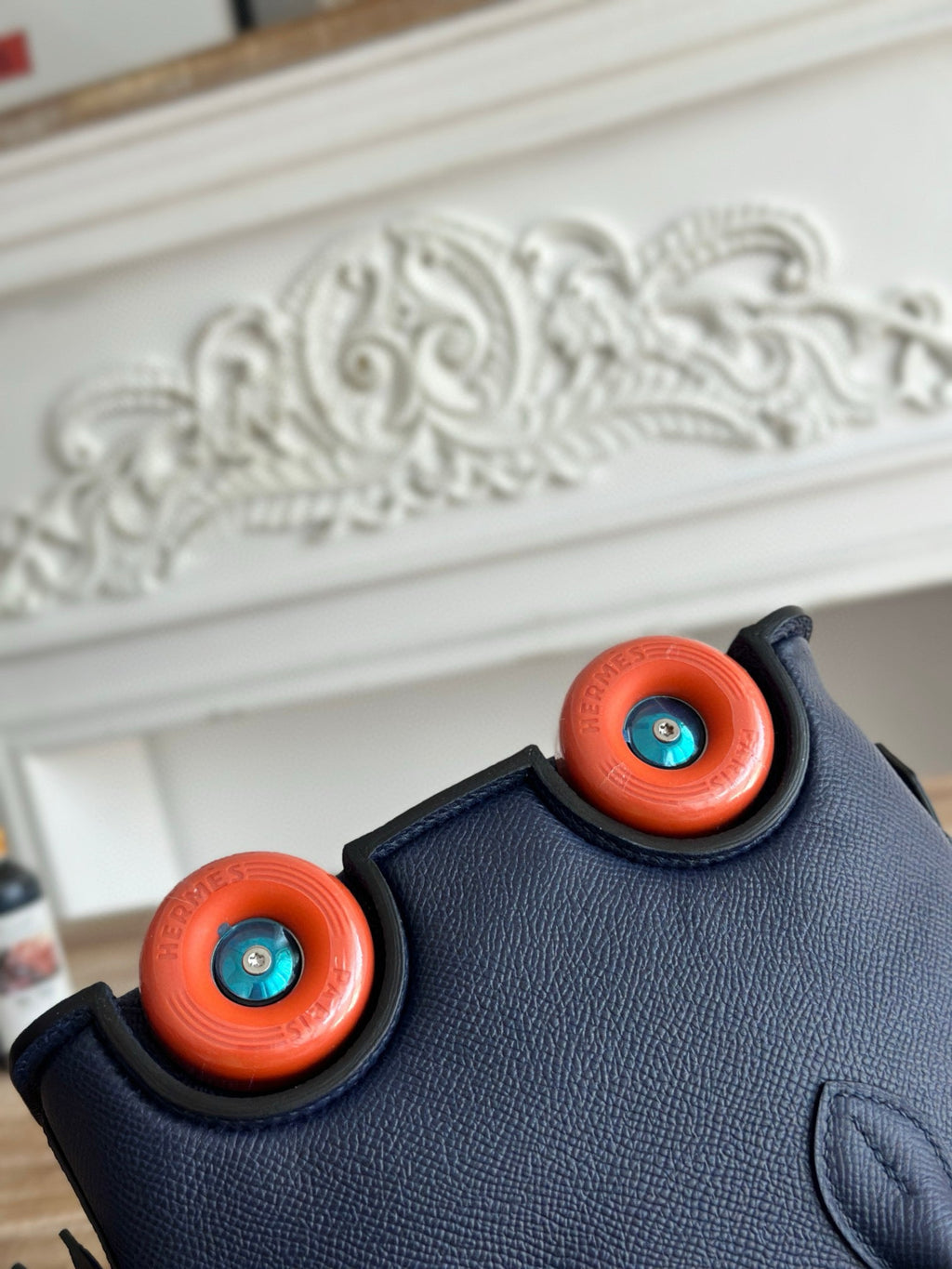 MINI BODIE ON WHEELS 20 IN DARK BLUE EPSOM LEATHER