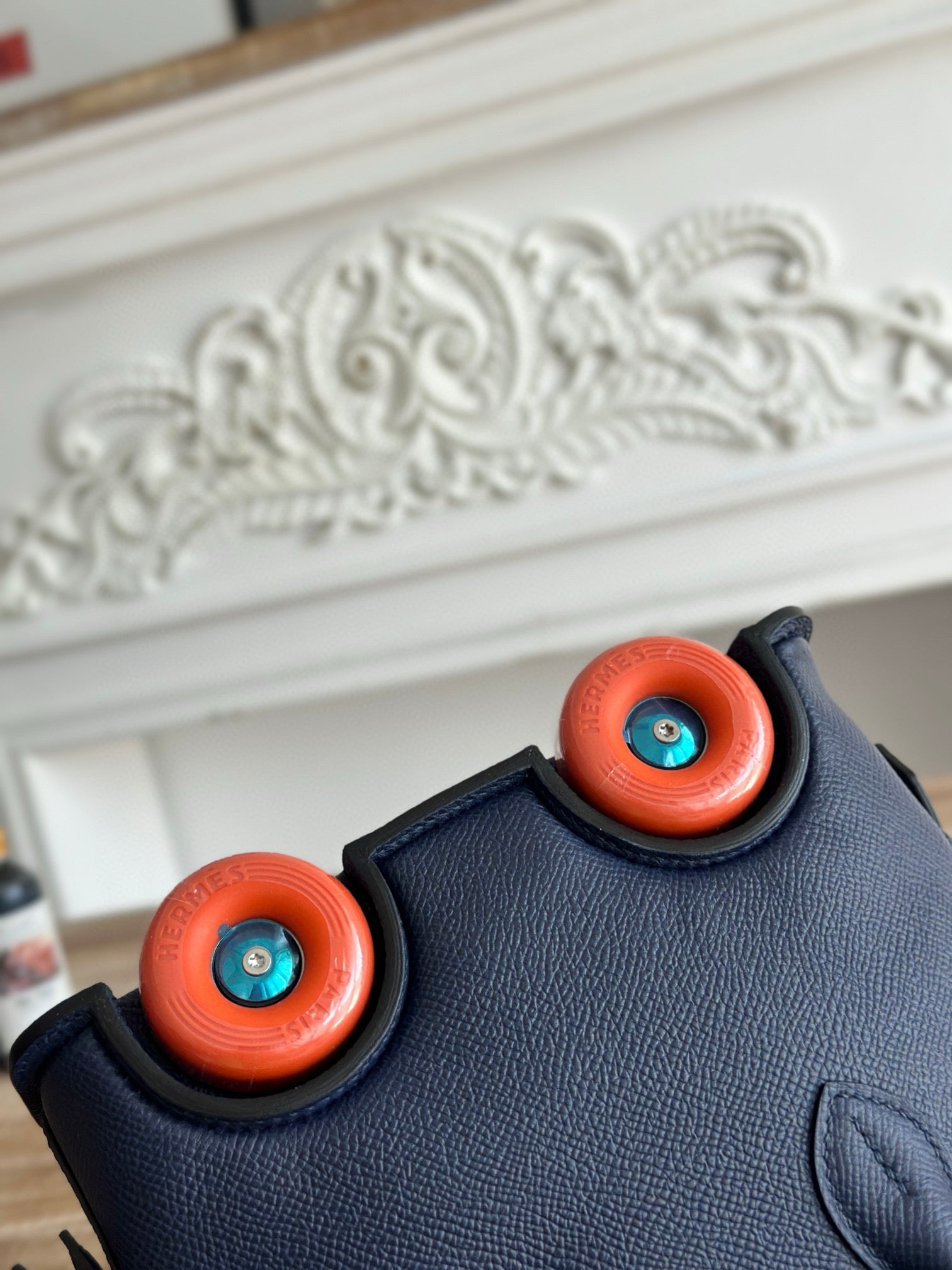 MINI BODIE ON WHEELS 20 IN DARK BLUE EPSOM LEATHER