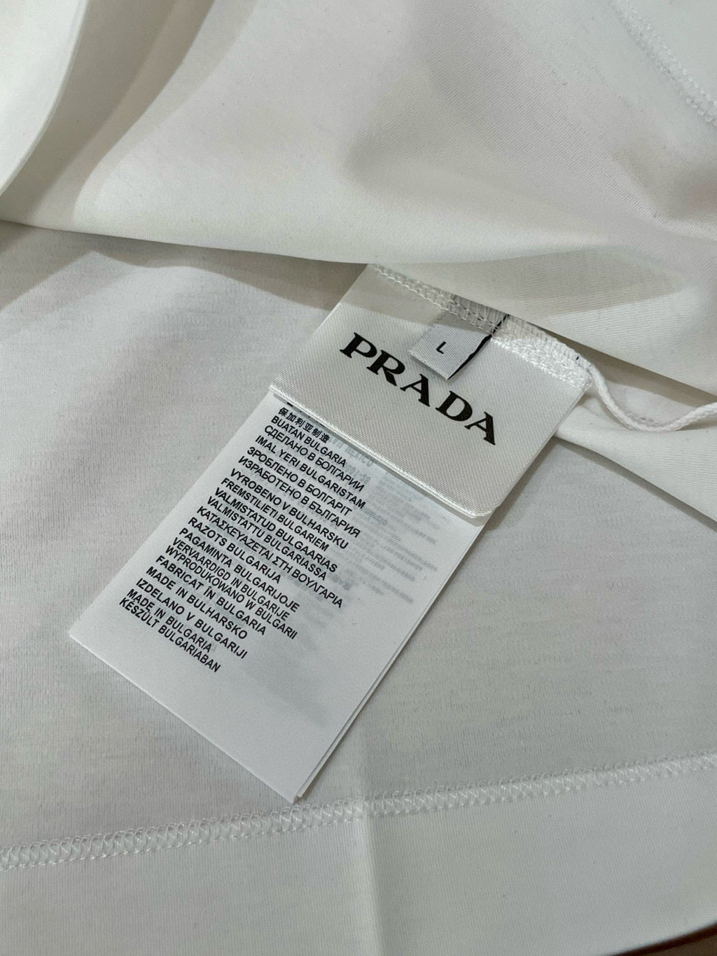 PRADA WHITE T-SHIRT 325641