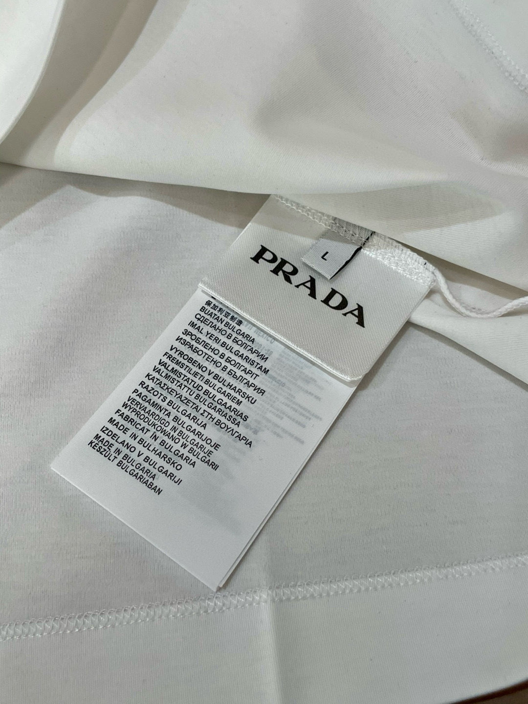 PRADA WHITE T-SHIRT 325641