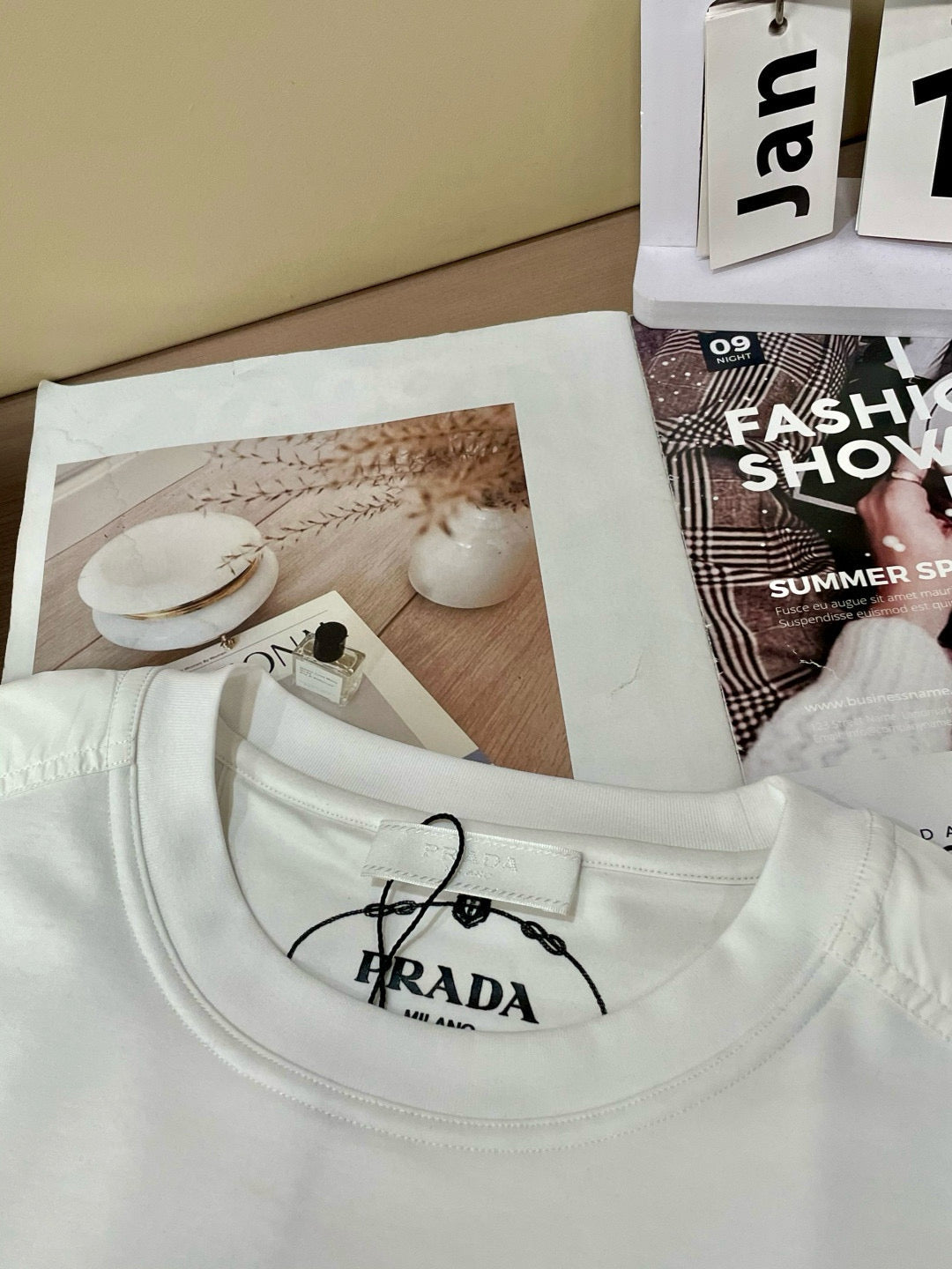 PRADA WHITE T-SHIRT 325641