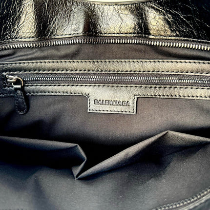 MINI 24 LE CITY BAG IN BLACK LEATHER