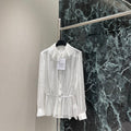 CC READY-TO-WEAR – WHITE SHEER ORGANZA BLOUSE
