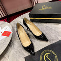 KATE PUMPS BLACK PATENT CALFSKIN