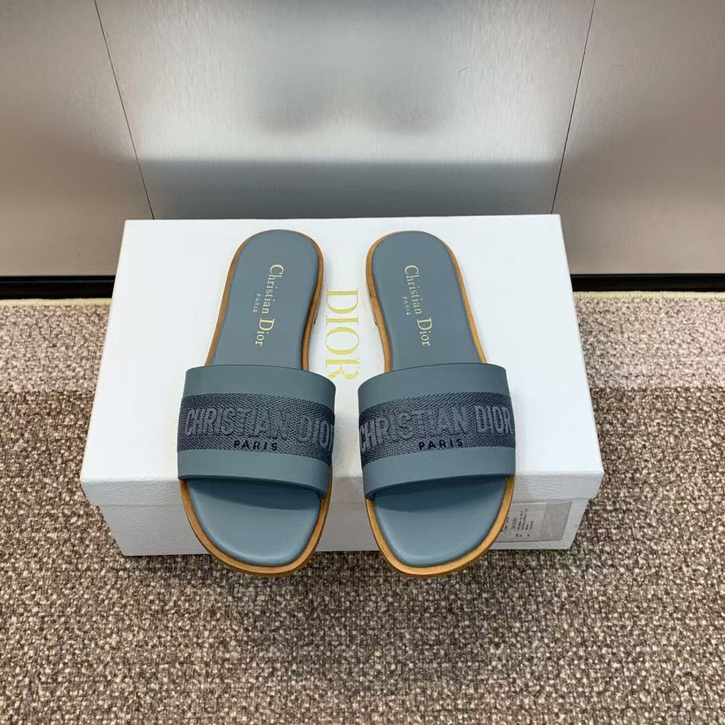 CD D-WAY SLIDES IN BLUE CANVAS
