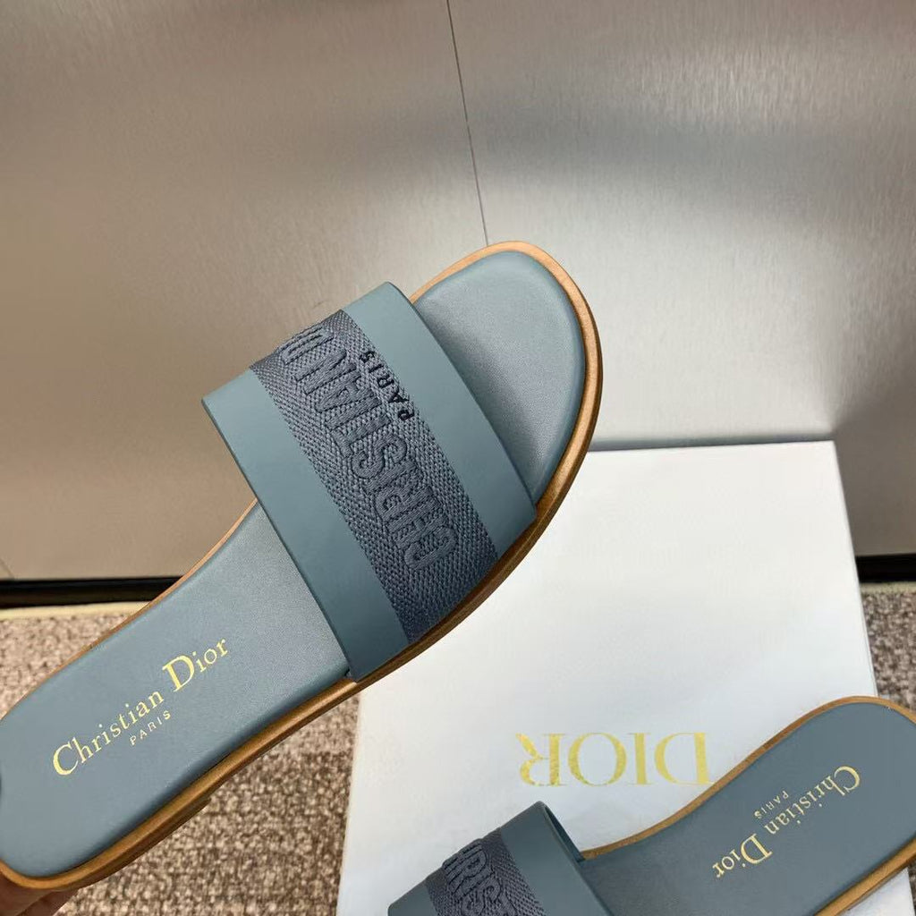 CD D-WAY SLIDES IN BLUE CANVAS