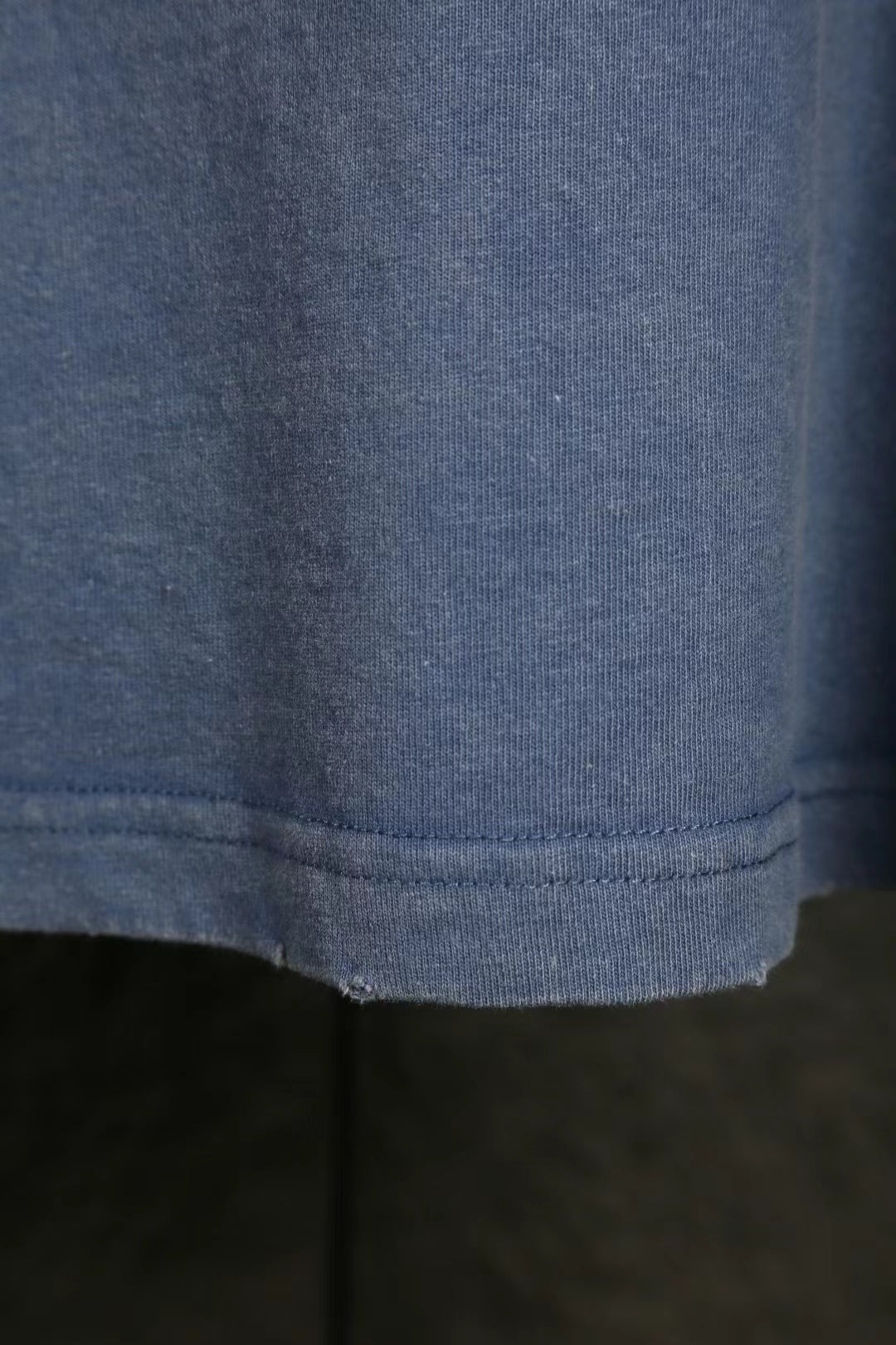Balen Vintage Logo Blue Jersey T-Shirt