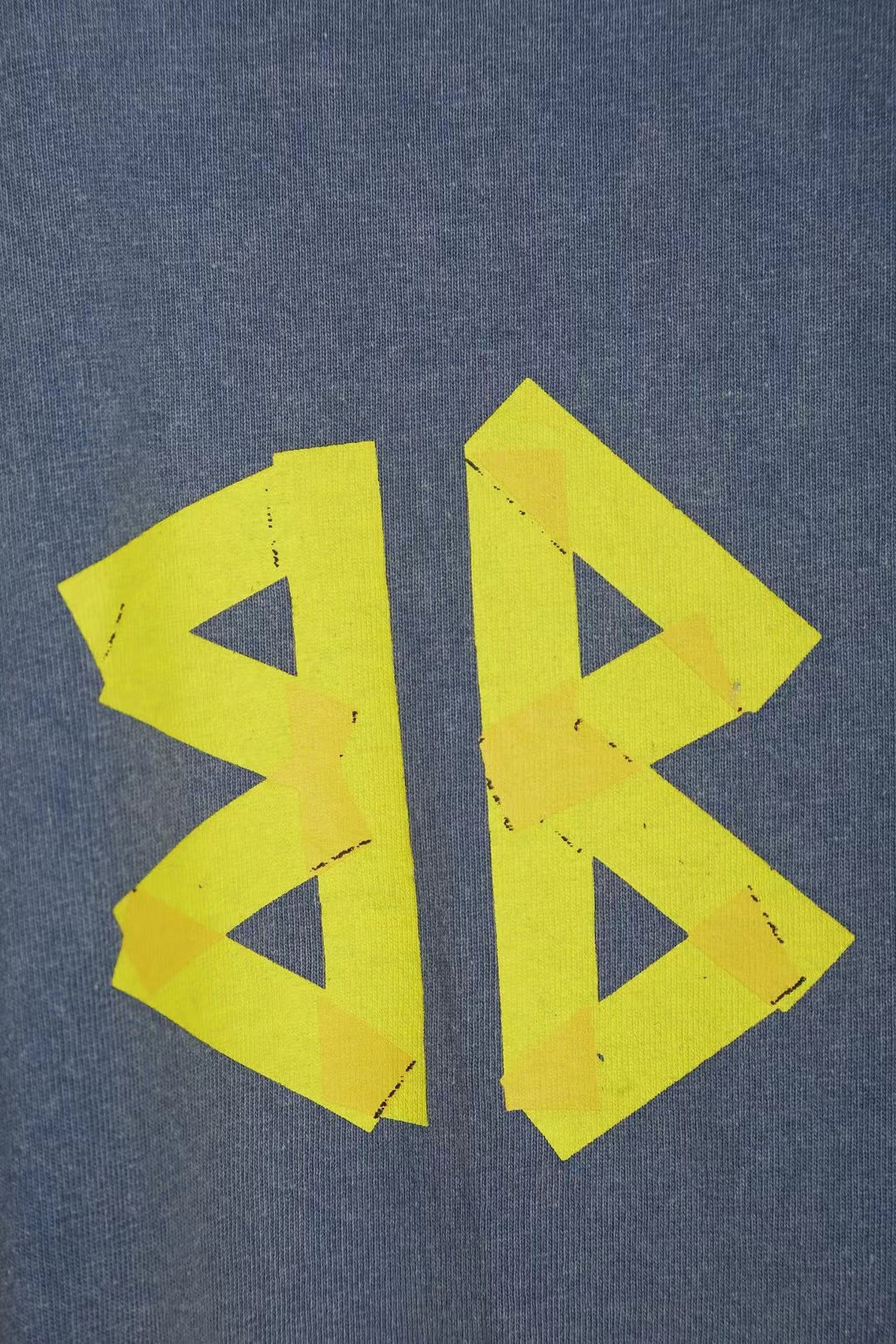 Balen Vintage Logo Blue Jersey T-Shirt