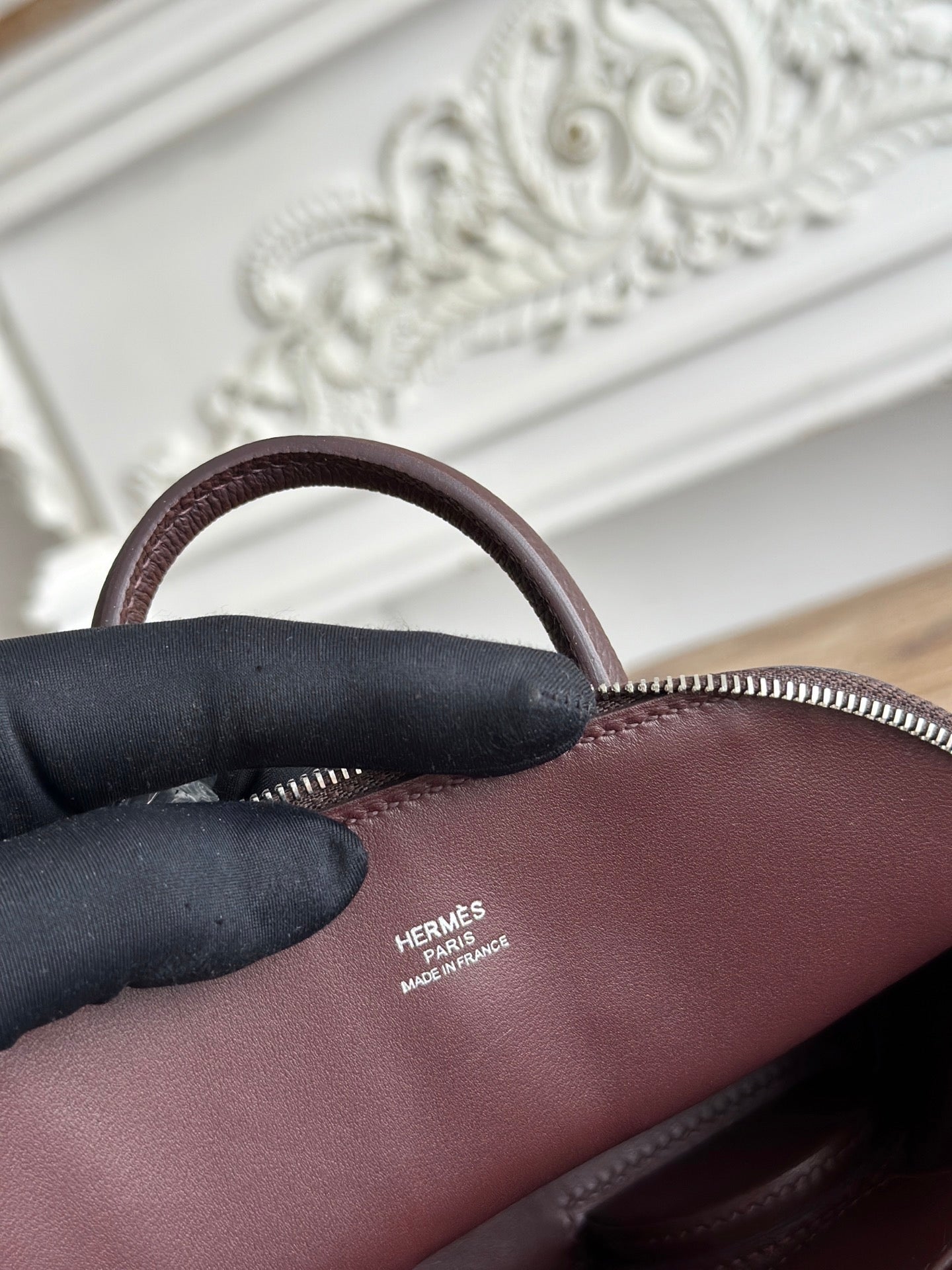 MINI BODIE ON WHEELS 20 IN DARK BROWN EPSOM LEATHER