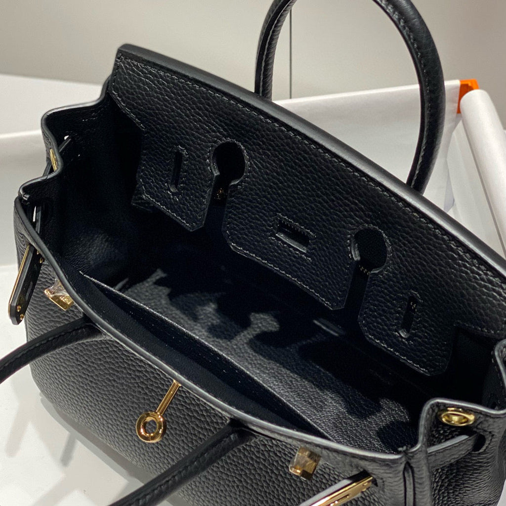 HM BIRKIN 20CM BAG BLACK TOGO LEATHER GOLD HARDWARE