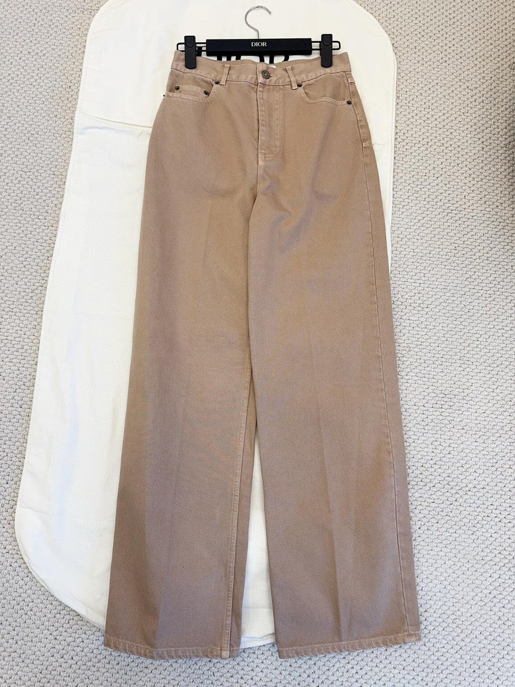 CD 25S STRAIGHT JEANS SMOKY PINK COTTON