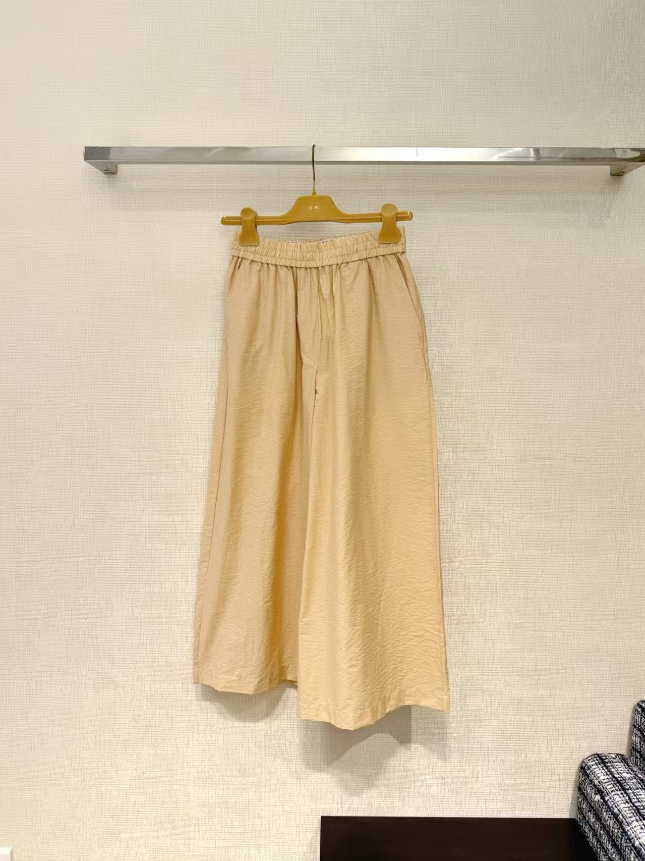 LOEWE SET IN BEIGE COTTON WITH EMBROIDERED LOGO