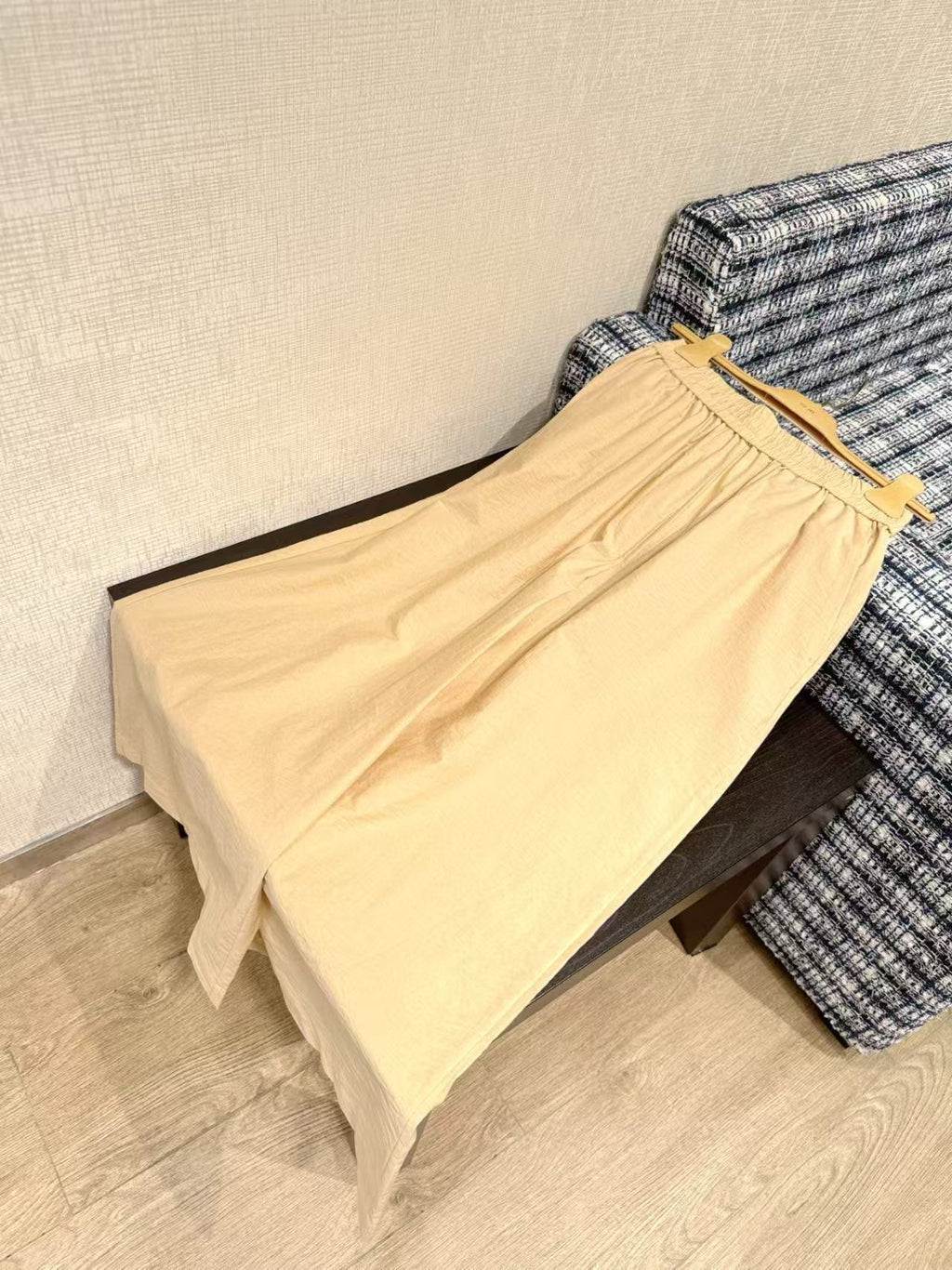 LOEWE SET IN BEIGE COTTON WITH EMBROIDERED LOGO