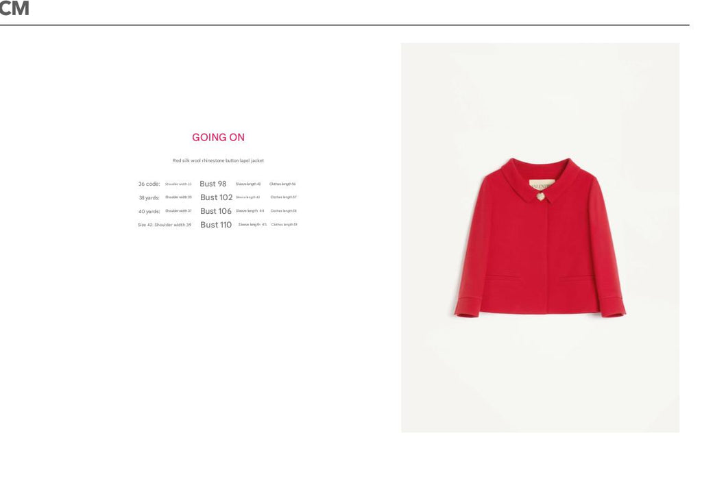 VALENTINO JACKET IN RED STYLE 54