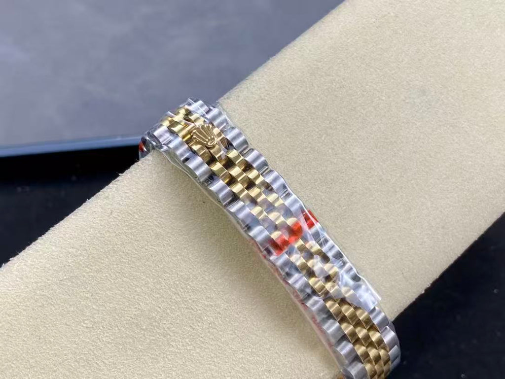 DATEJUST 31MM GOLD STEEL DIAMOND NUMERALS