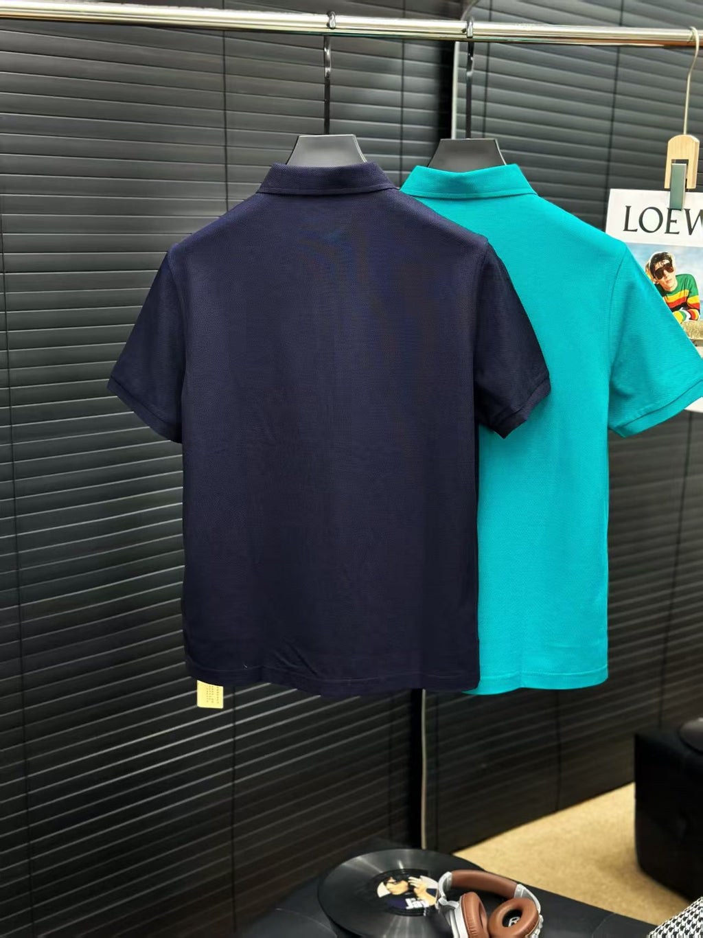 HERMES POLO SHIRT IN BLUE COTTON
