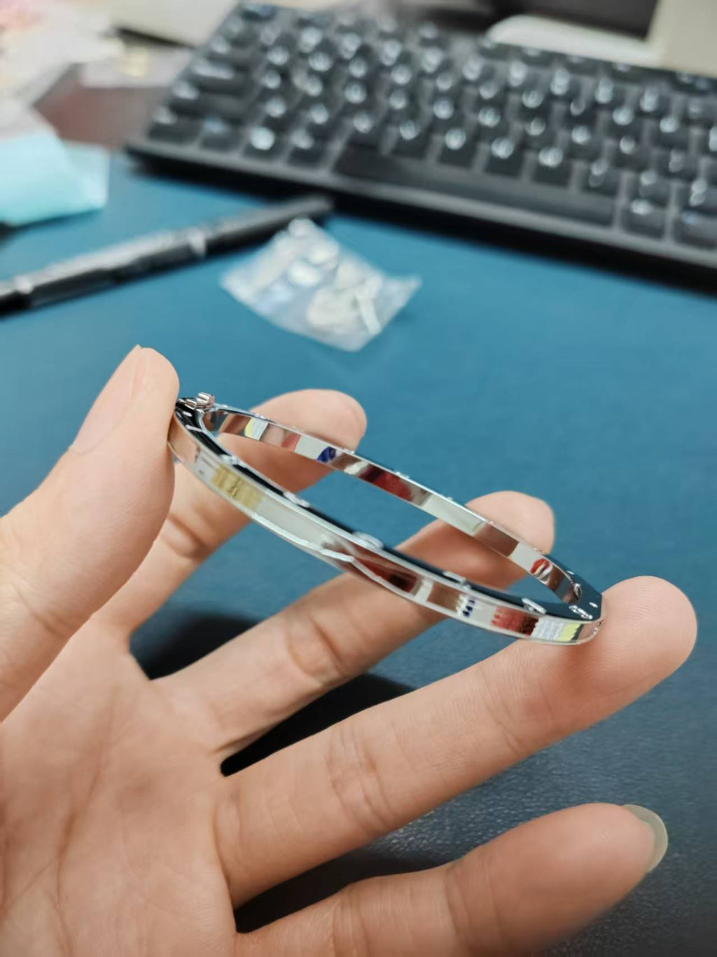 ZERO 1 SPIRAL SILVE BRACELET