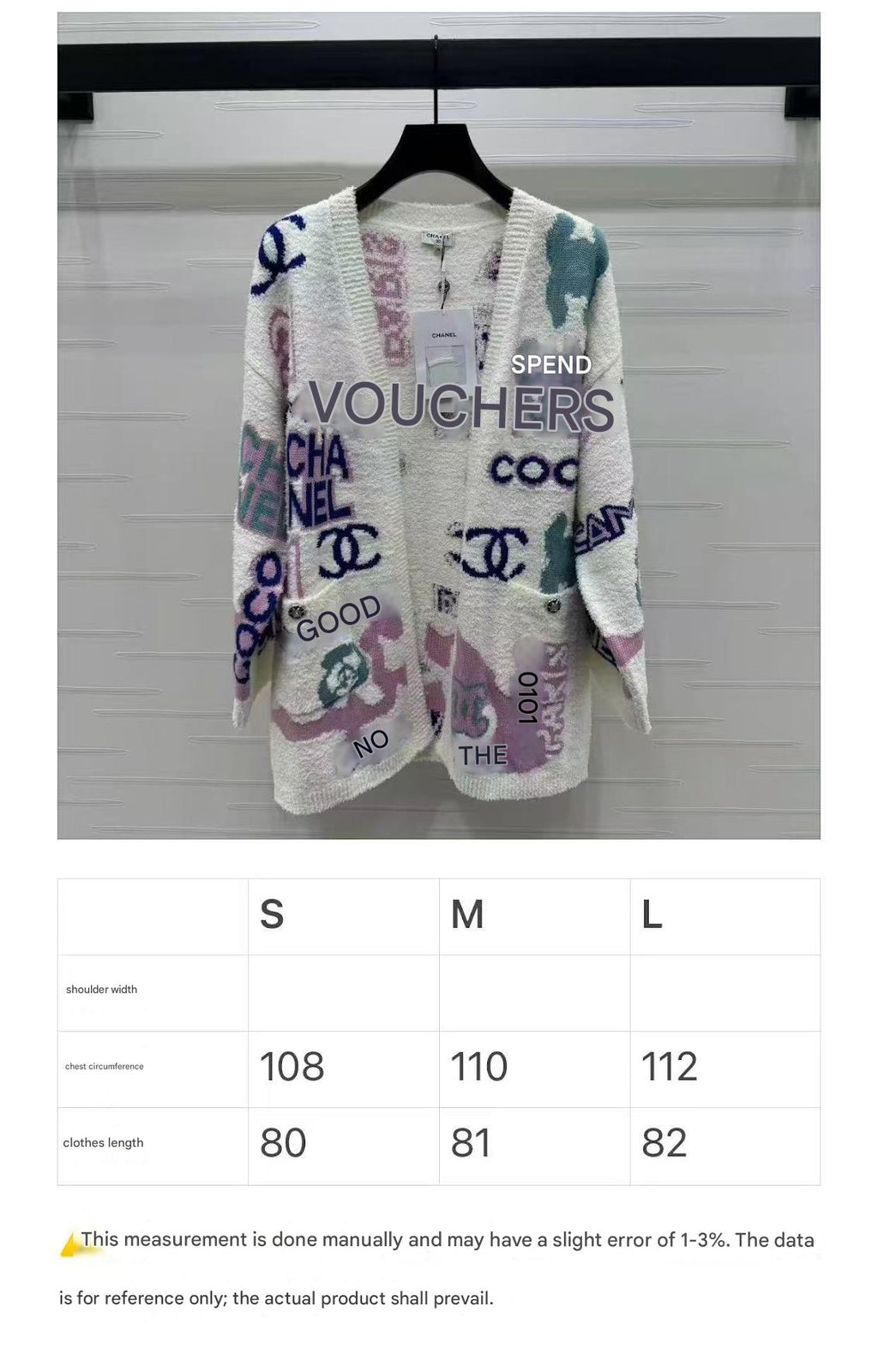 CC LONG CARDIGAN IN COLORFUL WOOL